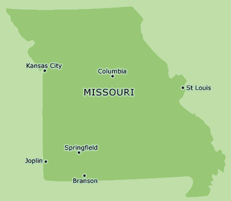 Missouri clickable map