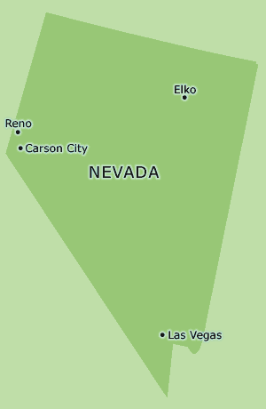 Nevada clickable map