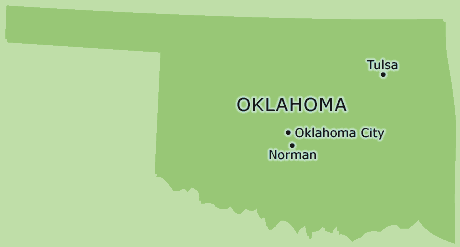 Oklahoma clickable map