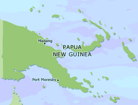 Papua New Guinea Map