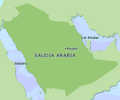 maps of saudi arabia. Saudi Arabia clickable map