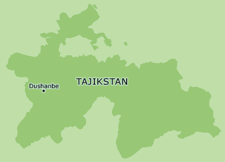Tajikistan clickable map