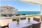 Amazing beach front apartment in a gated complex Heaven beach with garden and pool