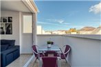 Penthouse with terrace. Mountain and sea views