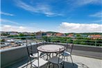 Newly built modern apartment with private terrace and sea view