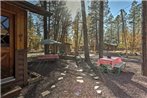 Cozy Pinetop Cabin with Patio in Woodland Lake Park!