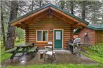 Creekside Seward Cabin with BBQ Fire Pit on 3 Acres!