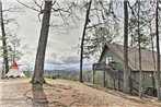 Camp Themed Sevierville Cabin with Hot Tub and Teepee!