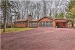 Rustic Lake Harmony Home with Fire Pit and Hot Tub!