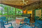 Bryson City Gone Biking Cabin with Porch and Spa