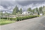 Eatonville Farmhouse with Fire Pit and Gazebos!