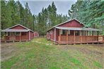 2 Cozy Cabins with Snowmobile Parking Near the Lake!