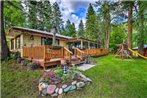 Flathead Lake House with Private Beach and Boat Dock!
