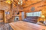 Authentic Log Cabin with Fire Pit