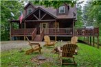 Tree Top Getaway Log House with Views NFL Sunday Ticket Included