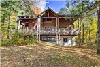 Spacious Lakefront Cabin with Fire Pit and Grill!