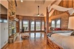 Hilltop Hot Springs Log Cabin with Hot Tub and Grill!