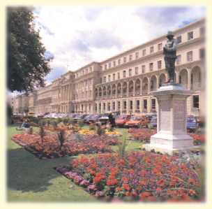 Cheltenham Town Guide, Regency buildings on the promenade, 13K