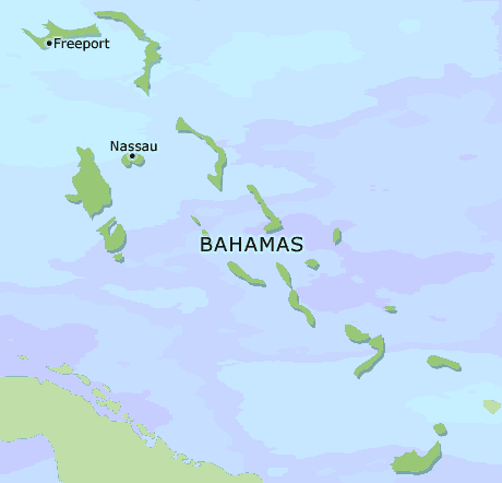 Bahamas clickable map