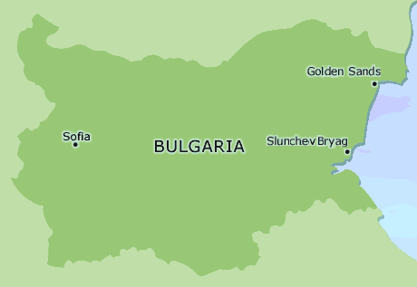 Bulgaria clickable map