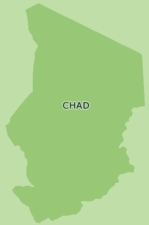 Chad clickable map