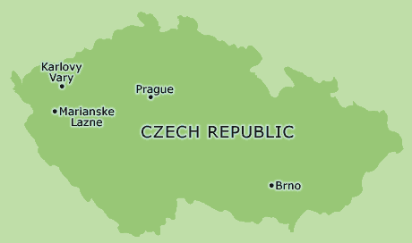 Czech Republic clickable map