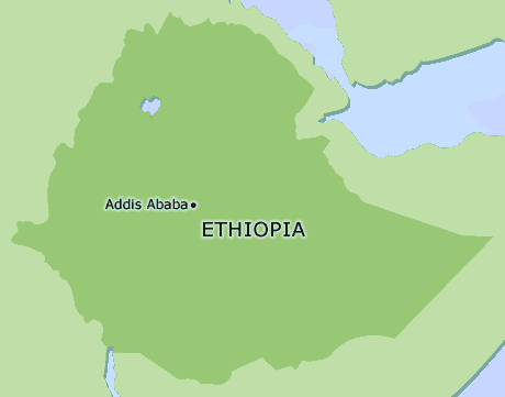 Ethiopia clickable map