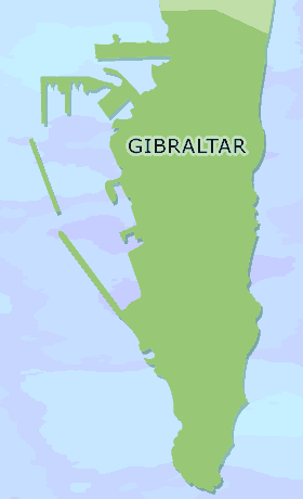 Gibraltar clickable map