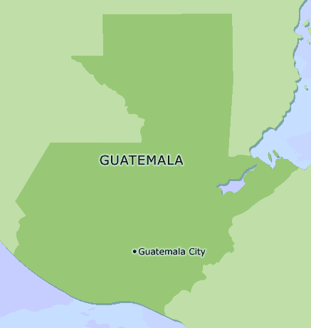 Guatemala clickable map