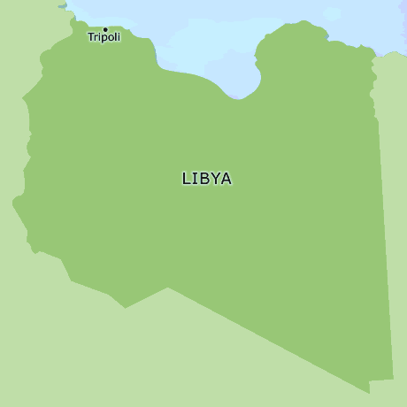 Libya clickable map