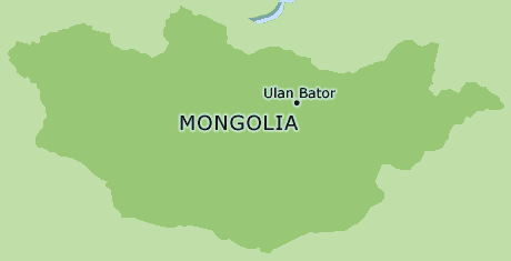 Mongolia clickable map