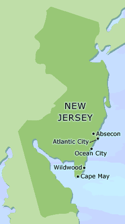 New Jersey clickable map