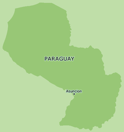 Paraguay clickable map