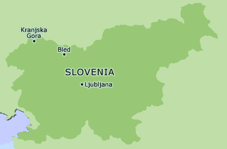 Slovenia clickable map