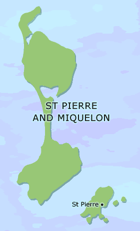 St. Pierre and Miquelon clickable map