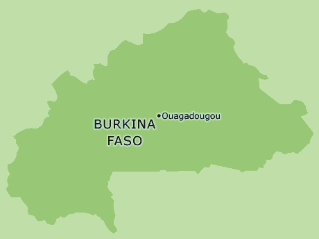 Burkina Faso clickable map