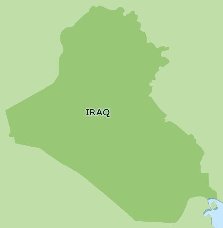 Iraq clickable map