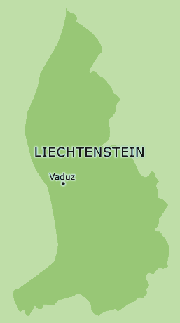 Liechtenstein clickable map