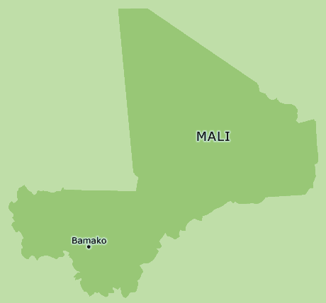 Mali clickable map