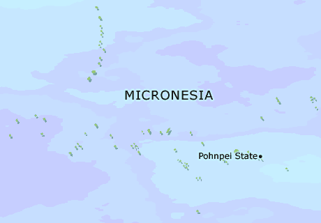 Micronesia clickable map