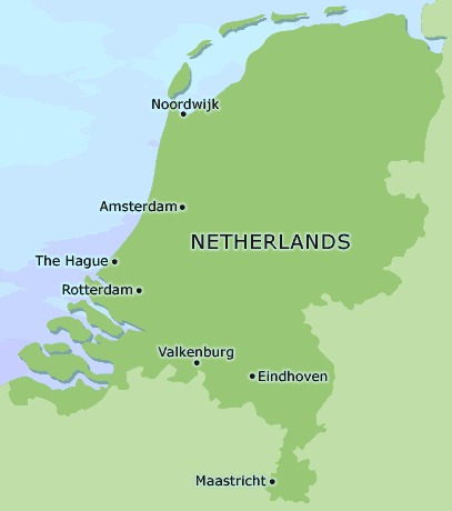 Netherlands clickable map