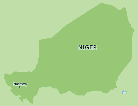 Niger clickable map