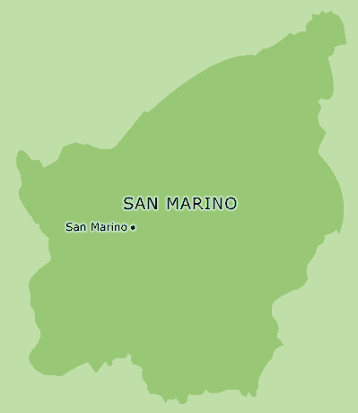 San Marino clickable map
