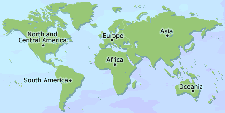 World clickable map