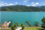 House on lake with private beach