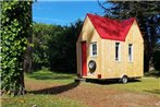 Tiny house et tentes en coton dans la pine`de