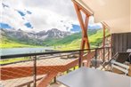 Appart prestige avec grand balcon vues lac plein sud proche aux pistes