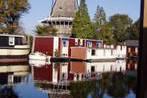 Houseboat under the Mill