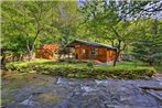 Bryson City Cabin with Fire Pit on Coopers Creek!