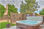 Fenced Hot Tub and BBQ Oasis Modern Scottsdale Home